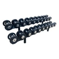 Kit dumbell injetado injetado 12 ao 30KG + Suporte